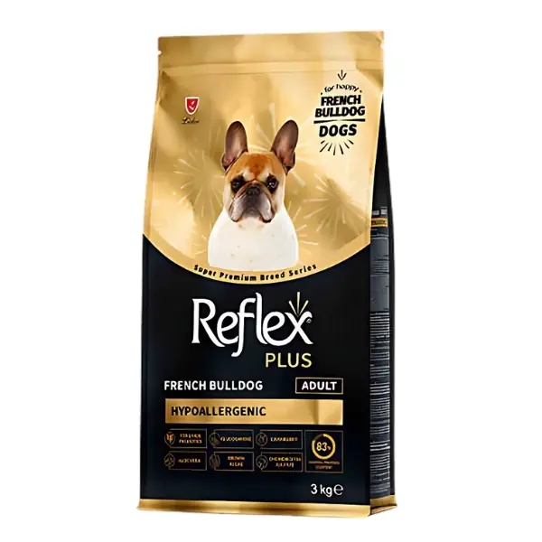 Reflex Plus French Bulldog Hypoallergenic Tavuklu Yetişkin Köpek Maması