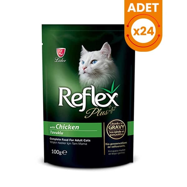Reflex Plus Adult Chicken Chunks Wet Pouch