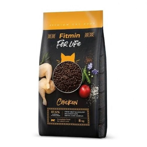 Fitmin For Life Adult Tavuklu Yetişkin Kedi Maması - 8 Kg