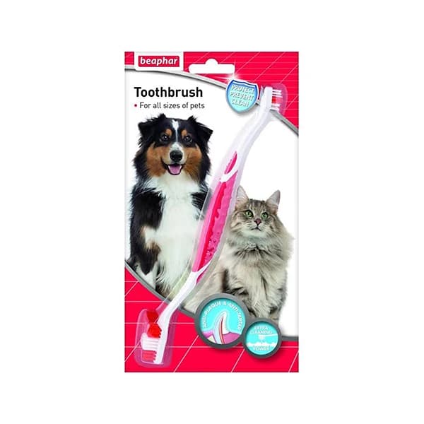 Beaphar İki Uçlu Köpek Diş Fırçası