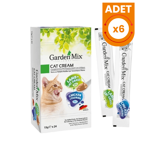 Garden Mix Kuzulu ve Tavuklu Sıvı Kedi Ödül Maması