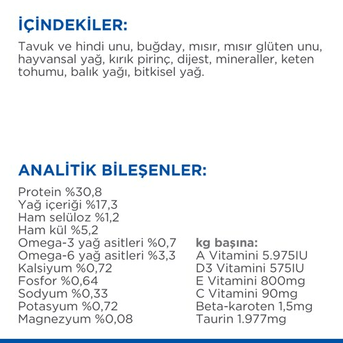 Hills Mature +7 Tavuklu Yaşlı Kedi Maması