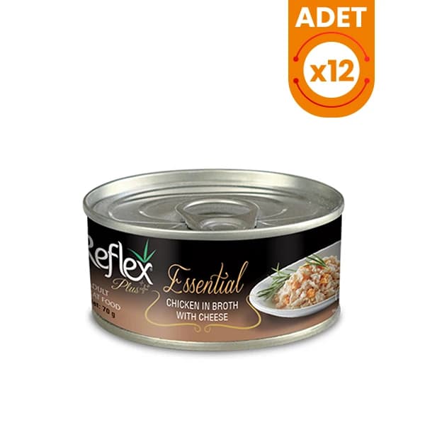 Reflex Plus Tavuk ve Peynirli Yetişkin Konserve Kedi Maması