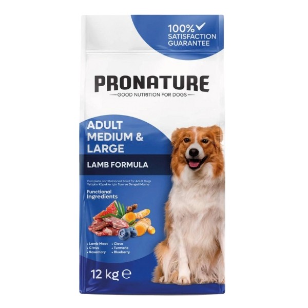 Pronature Daily Adult Kuzu Etli ve Pirinçli Yetişkin Köpek Maması