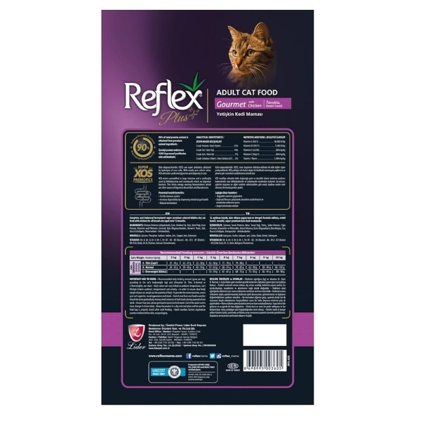 Reflex Plus Gourmet Tavuklu Yetişkin Kedi Maması