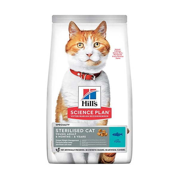 Hills Young Sterilised Ton Balıklı Kısırlaştırılmış Kedi Maması - 15 Kg