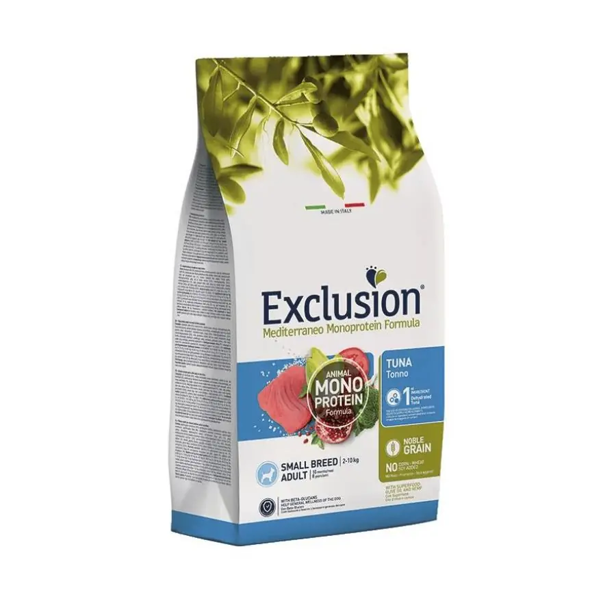 Exclusion Monoprotein Ton Balıklı ve Narlı Düşük Tahıllı Küçük Irk Yetişkin Köpek Maması