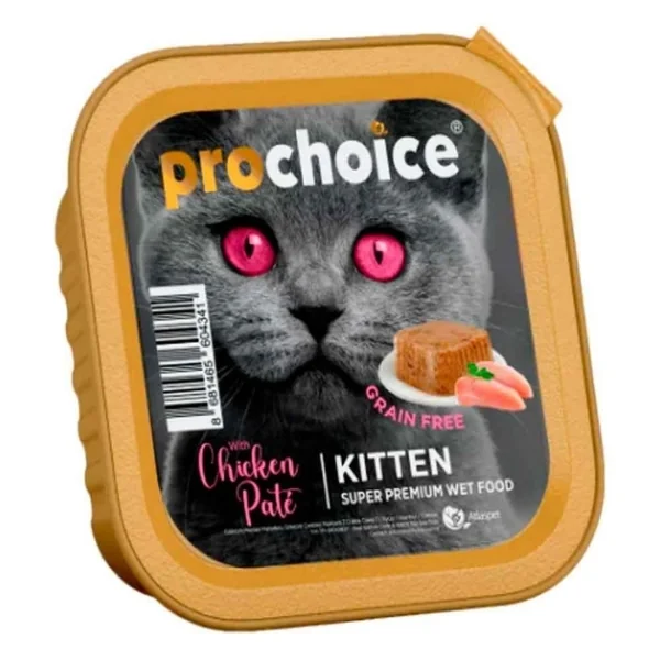 Pro Choice Kitten Pate Tavuklu Yavru Konserve Kedi Maması