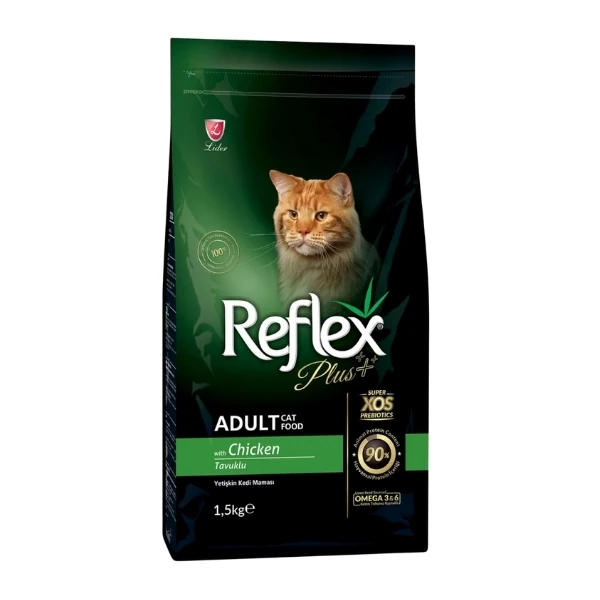 Reflex Plus Adult Tavuklu Yetişkin Kedi Maması - 1.5 Kg