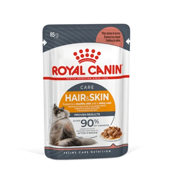 Royal Canin Hair&Skin Jelly Pouch Yetişkin Konserve Kedi Maması - 85 Gr 1 Adet