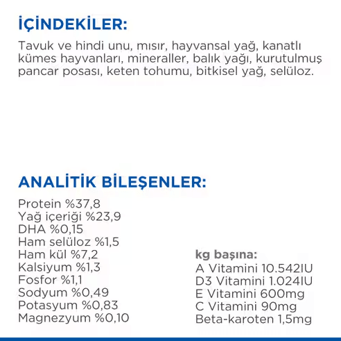 Hills Kitten Tavuklu Yavru Kedi Maması