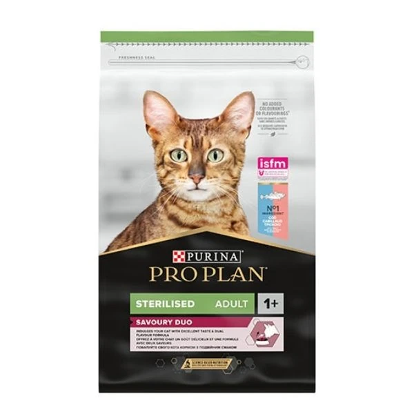 Pro Plan Morina ve Okyanus Balıklı Kısırlaştırılmış Kedi Maması - 3 Kg
