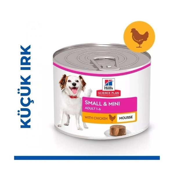 Hills Adult Tavuklu Küçük Irk Yetişkin Konserve Köpek Maması