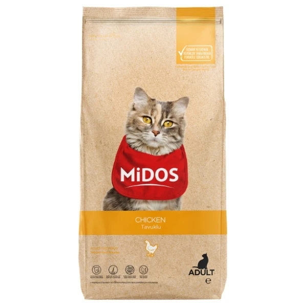 Midos Tavuklu Yetişkin Kedi Maması