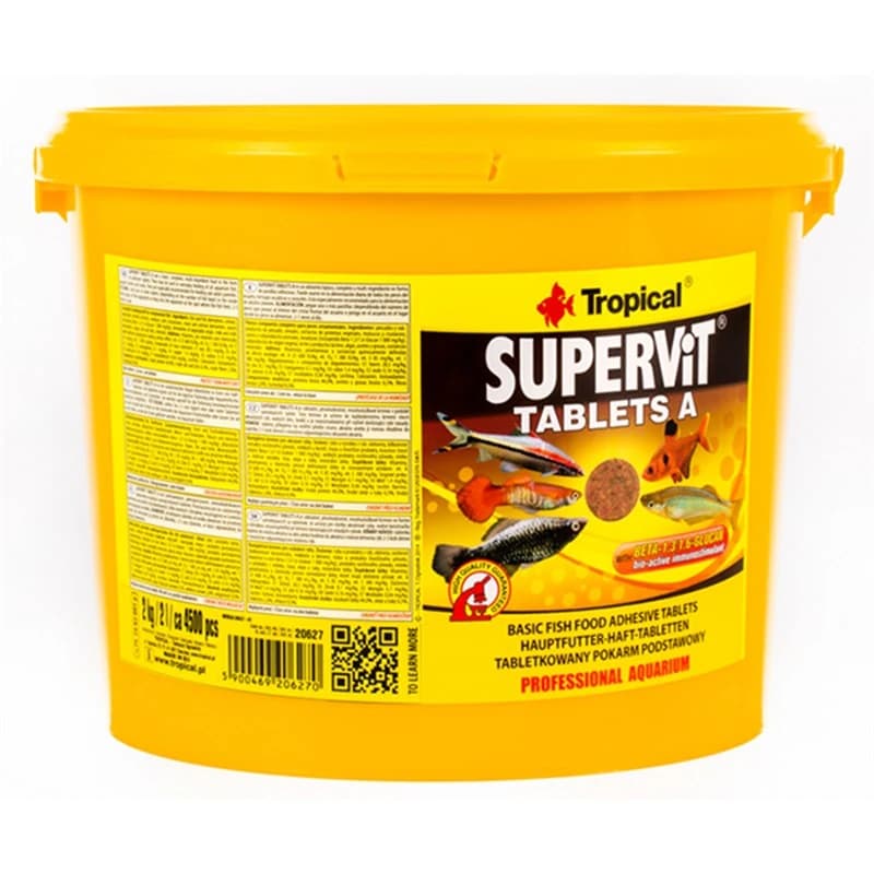 Tropical Süpervit Tablets A Üniversal Tablet Balık Yemi
