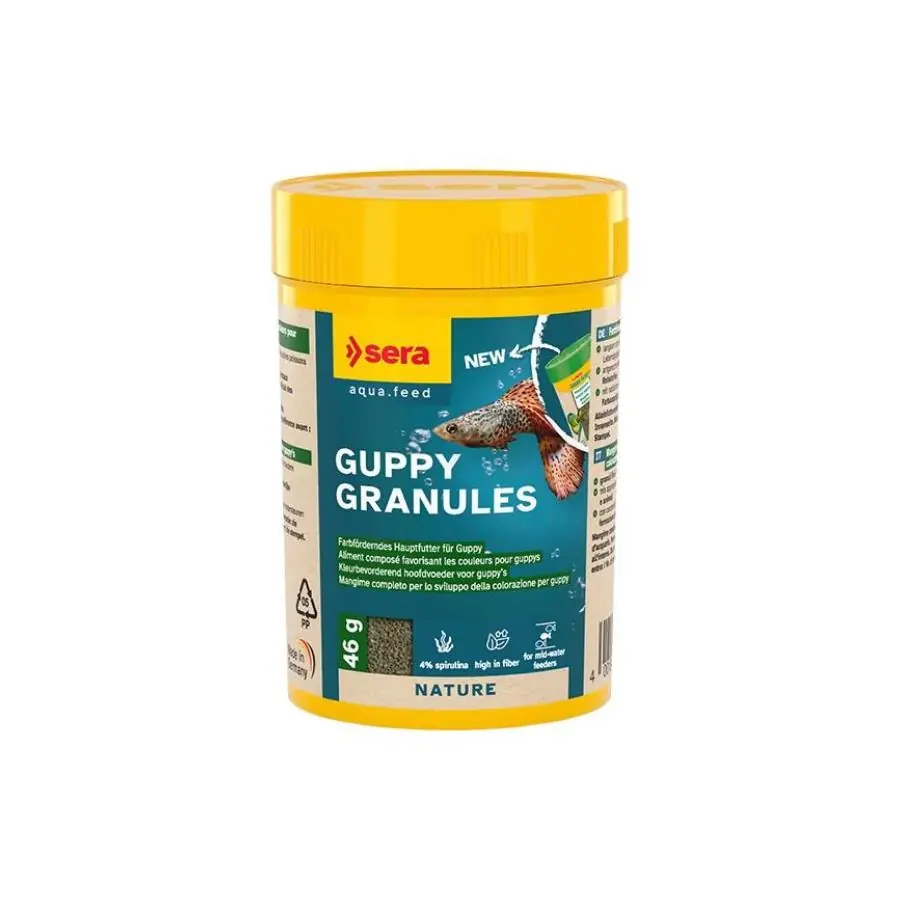 Sera Guppy Granules Lepistes Balığı Yemi