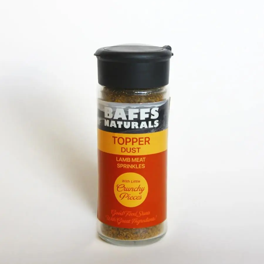 Baffs Naturals Kuzu Eti Toz Topper Doğal Köpek Mama Takviyesi