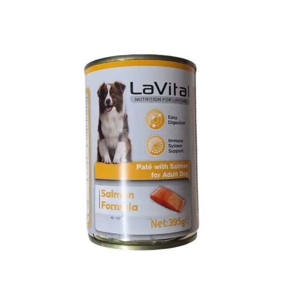 Lavital Adult Somonlu Yetişkin Konserve Köpek Maması 1 Adet 395 Gr