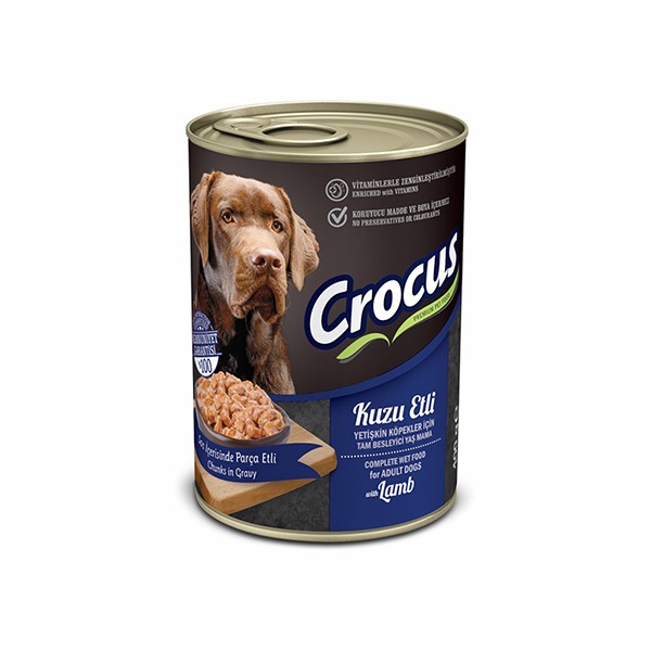 Crocus Kuzu Etli Yetişkin Yaş Köpek Maması
