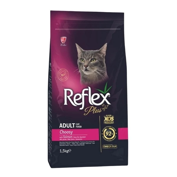Reflex Plus Adult Choosy Somonlu Yetişkin Kedi Maması - 1.5 Kg