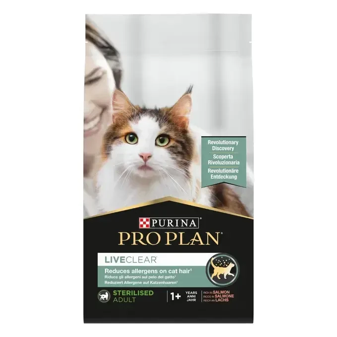 Pro Plan Liveclear Somonlu Yetişkin Kısırlaştırılmış Kedi Maması - 1.4 Kg