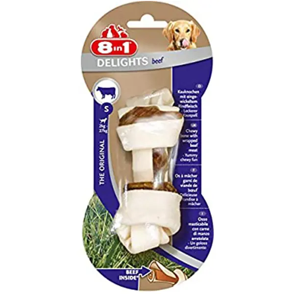 8in1 Delights Bones Biftekli Köpek Kemik Ödülü