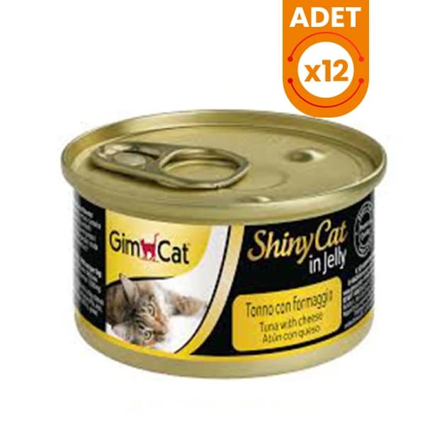 Gimcat Shinycat Tuna Balıklı Peynirli Konserve Kedi Maması