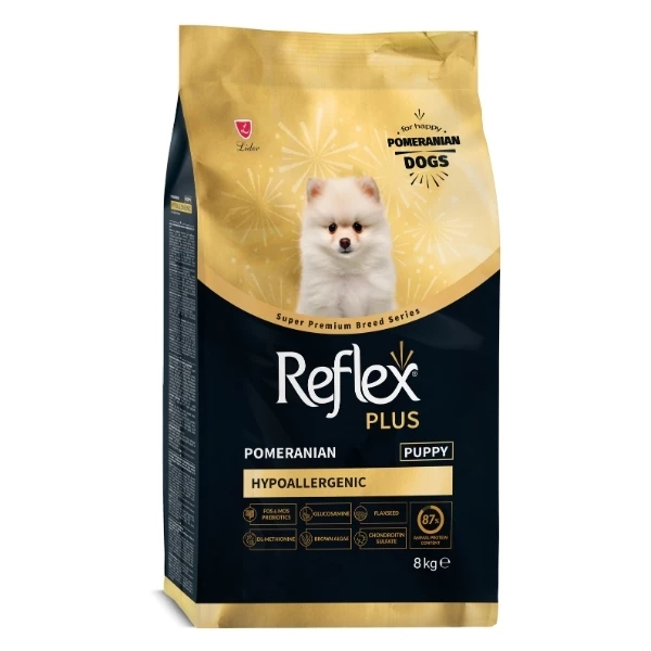 Reflex Plus Pomeranian Hypoallergenic Tavuklu Yavru Köpek Maması - 8 Kg