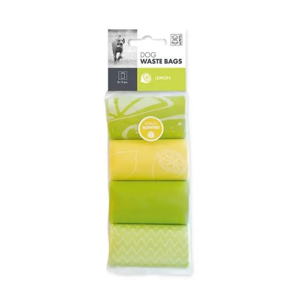 M-Pets Waste Bag Limon Kokulu Köpek Dışkı Toplama Poşeti