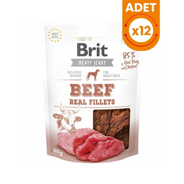 Brit Real Fillets Biftekli Fileto Köpek Ödül Maması