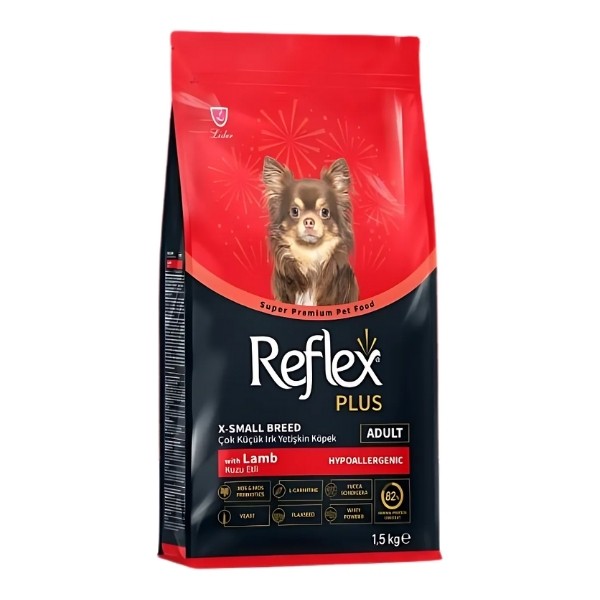 Reflex Plus Kuzu Etli Mini ve Küçük Irk Yetişkin Köpek Maması