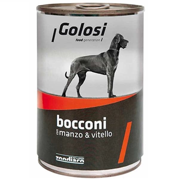 Golosi Sığır ve Dana Etli Yetişkin Köpek Konservesi