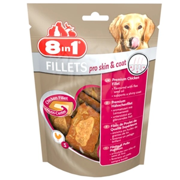 8in1 Fillets Pro Serisi Karışık Lezettli Kemik Köpek Ödülü
