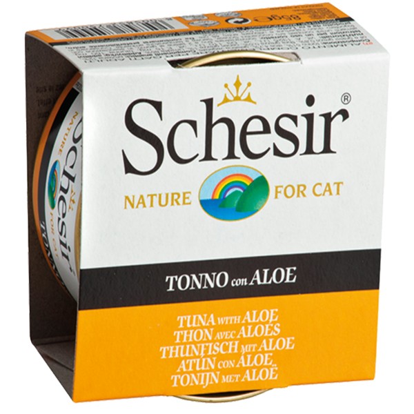 Schesir Ton Balıklı ve Aloeveralı Jöleli Konserve Kedi Maması