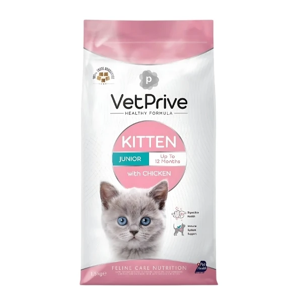 Vet Prive Kitten Tavuklu Yavru Kedi Maması - 1.5 Kg