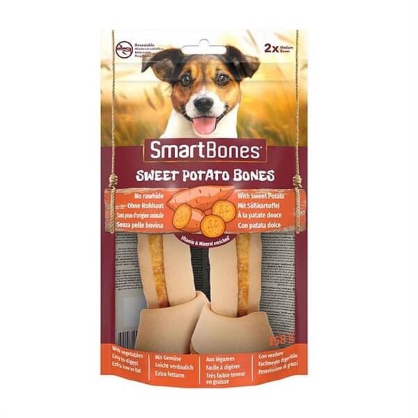 Smart Bones Tatlı Patatesli Mini Düğüm Kemik Köpek Ödül Maması