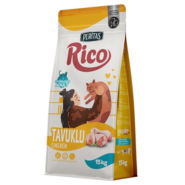 Rico Tavuklu Kısırlaştırılmış Yetişkin Kedi Maması
