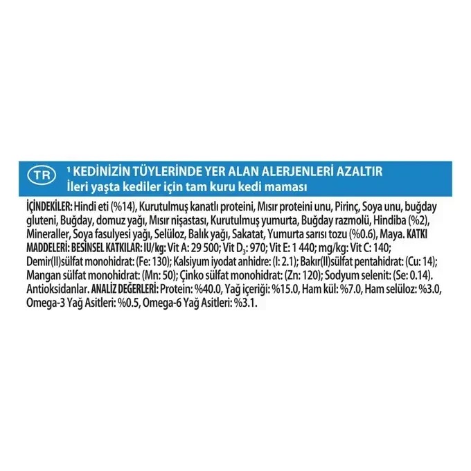 Pro Plan Liveclear Hindili Yaşlı Kısırlaştırılmış Kedi Maması