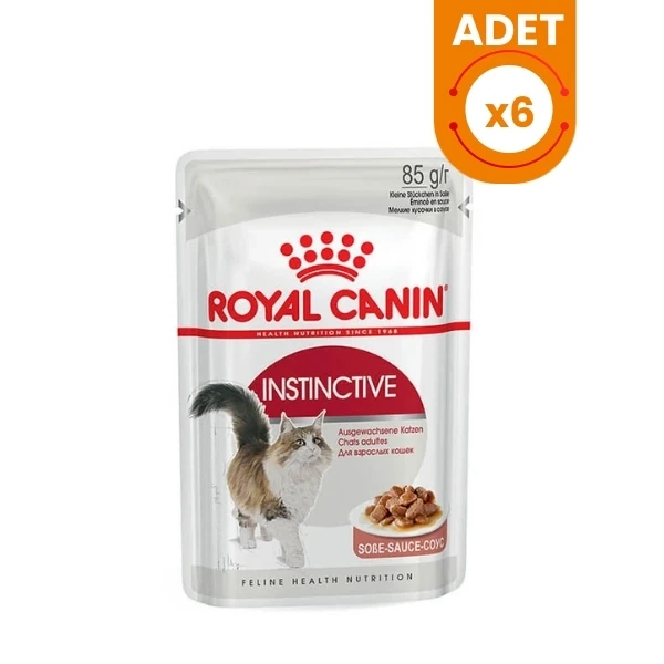 Royal Canin İnstinctive Gravy Pouch Konserve Kedi Maması - 6 Adet 85 Gr