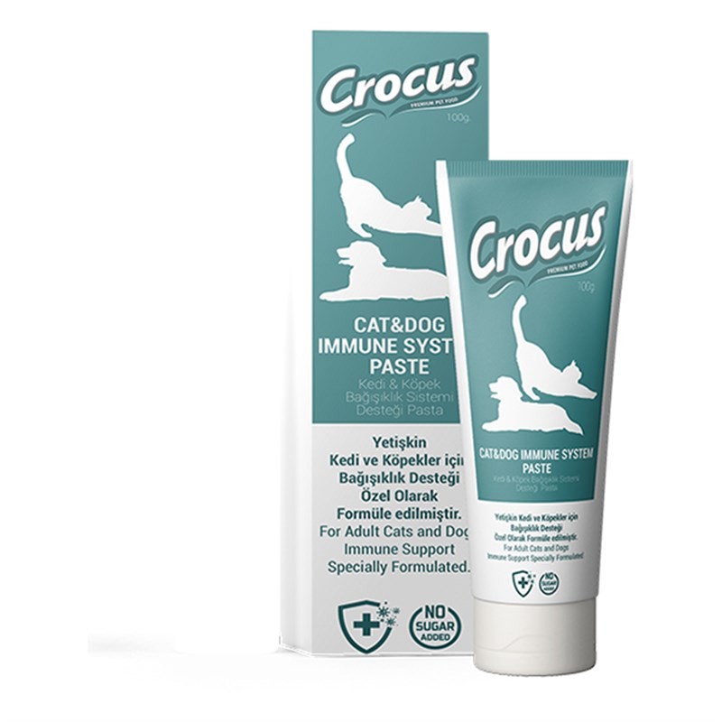 Crocus İmmune System Bağışıklık Destekleyici Kedi ve Köpek Macunu