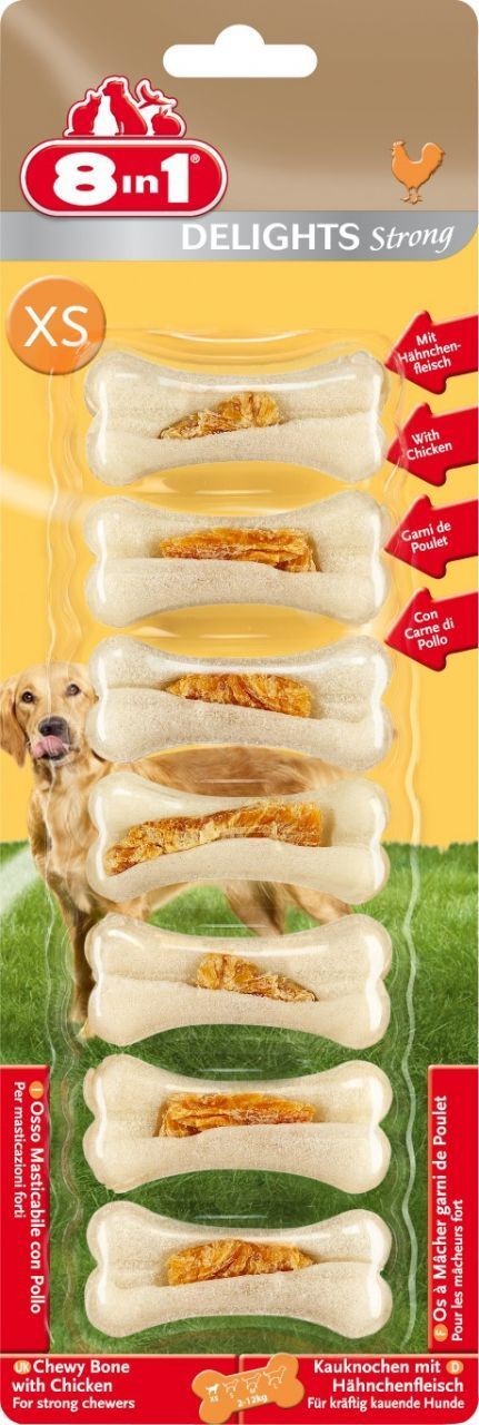8 In 1 Delights Tavuklu Köpek Ödül Kemiği