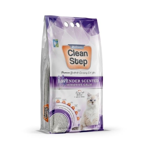 Jadawa Clean Step Topaklanan Lavanta Kokulu Doğal Kedi Kumu