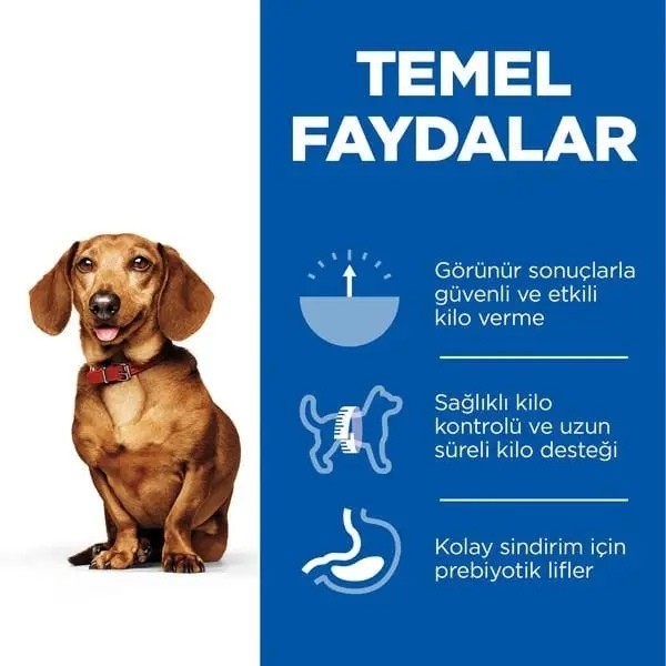 Hills Adult Perfect Weight Mini Tavuklu Küçük Irk Yetişkin Köpek Maması