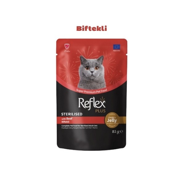 Reflex Plus Karışık 8 Lezzet Pouch Konserve Kedi Maması