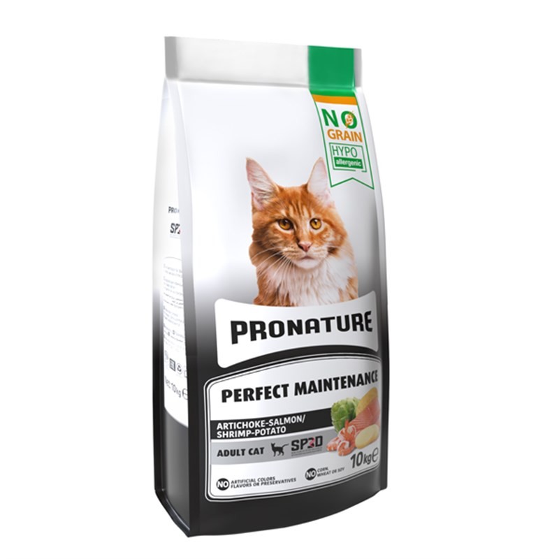 Pronature Hypo-Allergenic Tahılsız Somonlu Karidesli Yetişkin Kedi Maması