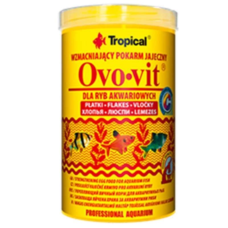 Tropical Ovo-Vit Yumurta Sarılı Vitaminli Pul Balık Yemi