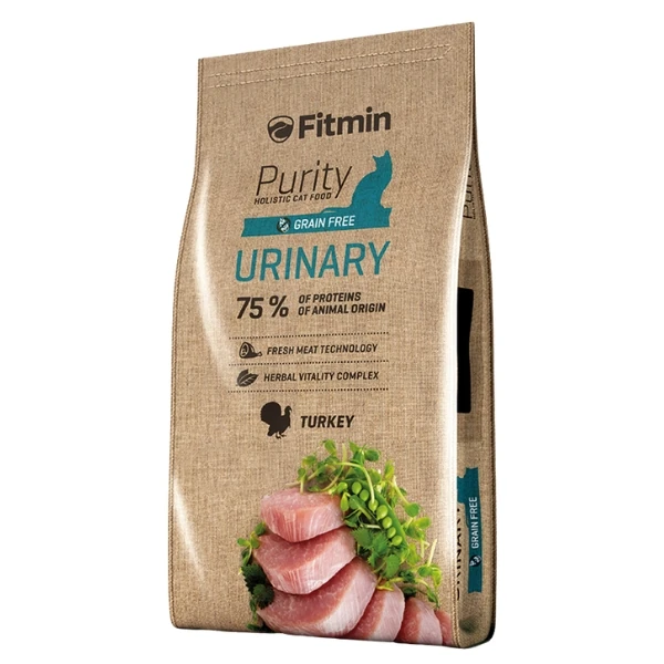 Fitmin Purity Urinary Sindirim Sistemi Sağlığı için Hindi Etli Tahılsız Yetişkin Kedi Maması