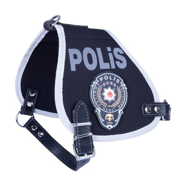 Doggie Görevli Köpek Polis Armalı Üniforma Köpek Göğüs Tasması