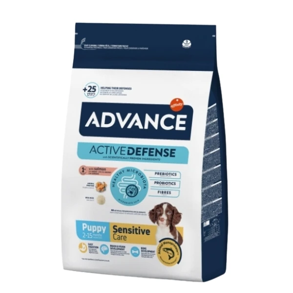 Advance Puppy Sensitive Somonlu Hassas Yavru Köpek Maması - 12 Kg