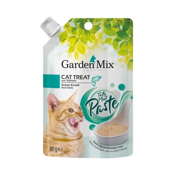 Garden Mix Somonlu Ezme Sıvı Kedi Ödül Maması
